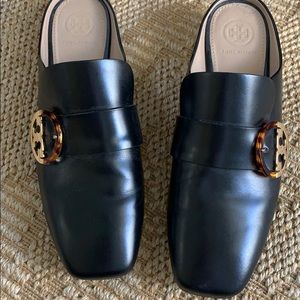 Tory Burch Sidney Leather Mules